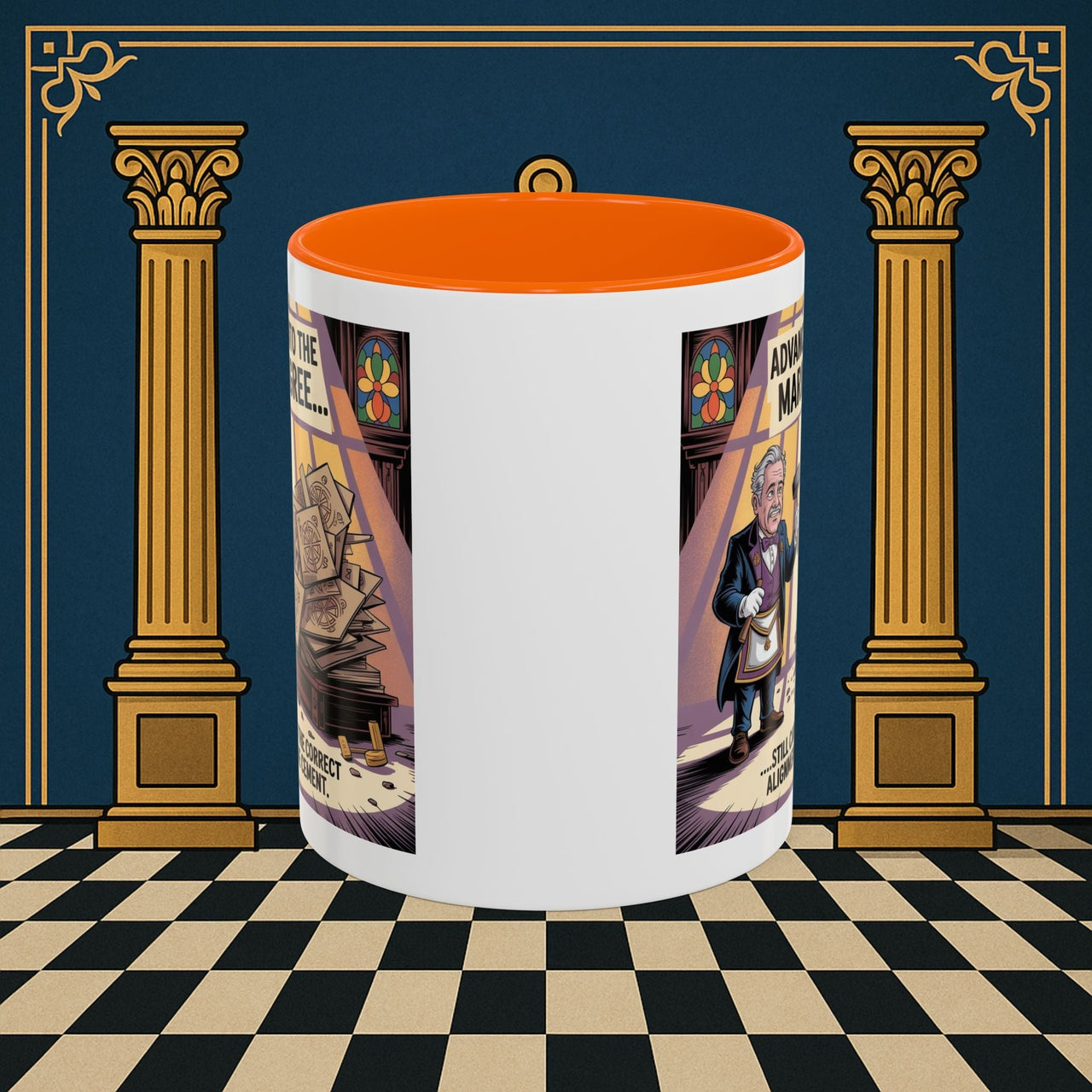 Premium Ready to Go Freemason Design | Masonic Misalignment | Mark Masonry - Masonic Mugs