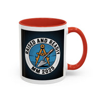 Premium Ready to Go Freemason Design | Master Mason Raising | Raised and Ready 2025 - Masonic Mugs