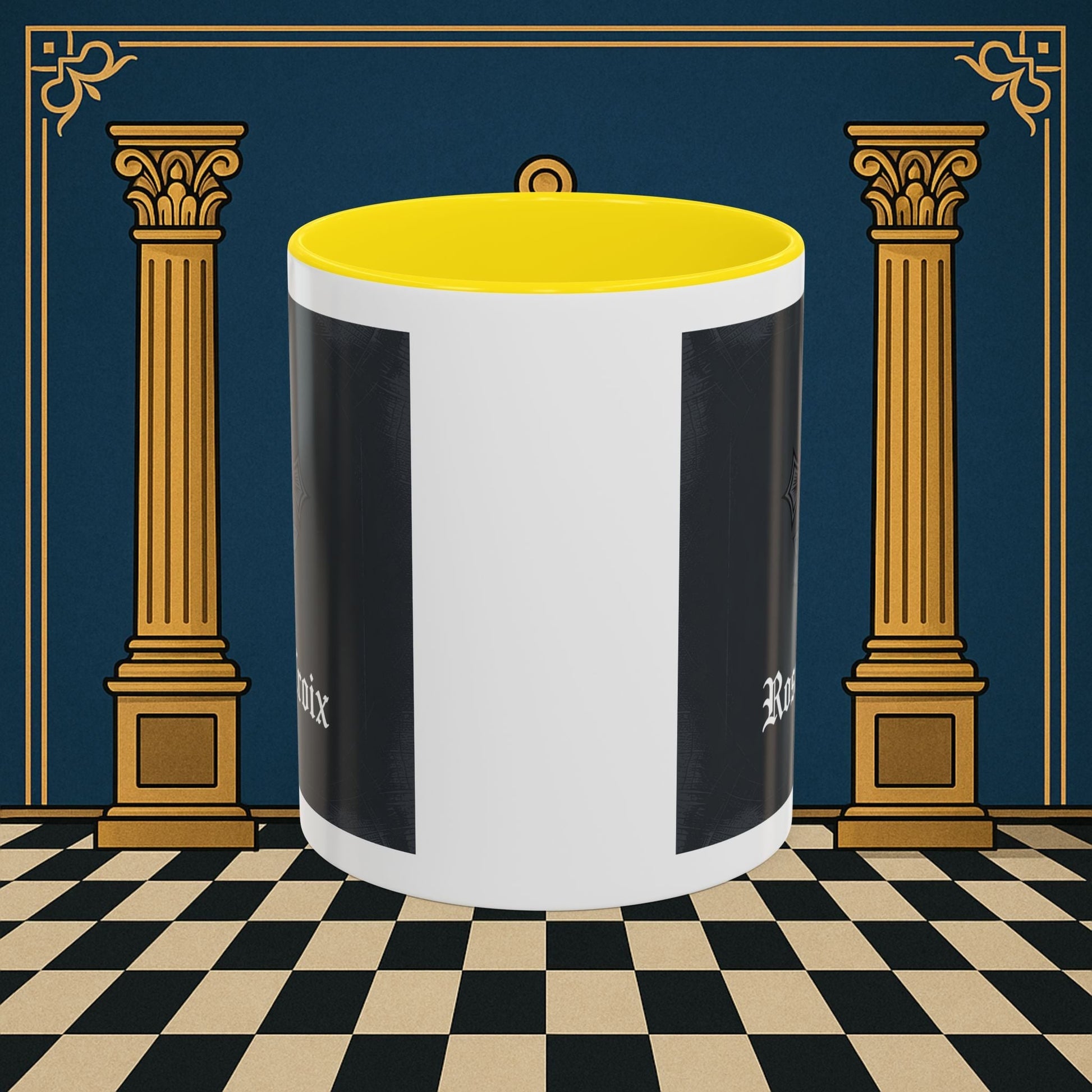 Premium Ready to Go Freemason Design | Mystic Rose | Rose Croix - Masonic Mugs