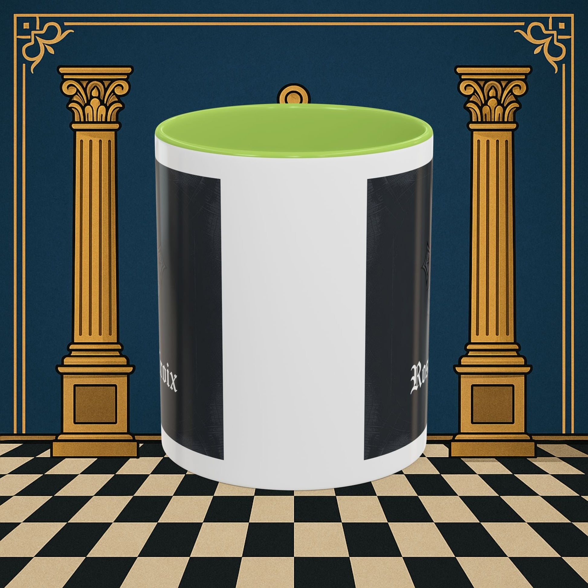 Premium Ready to Go Freemason Design | Mystic Rose | Rose Croix - Masonic Mugs