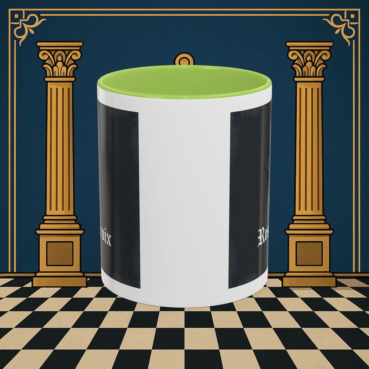 Premium Ready to Go Freemason Design | Mystic Rose | Rose Croix - Masonic Mugs