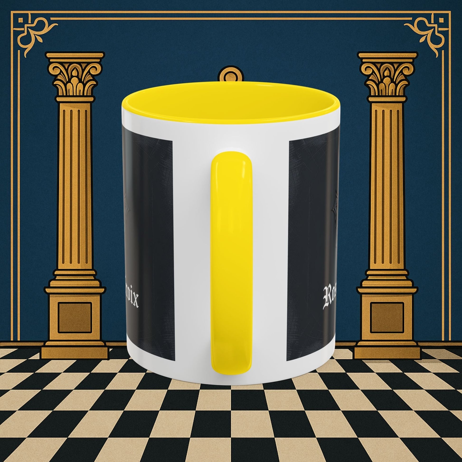 Premium Ready to Go Freemason Design | Mystic Rose | Rose Croix - Masonic Mugs