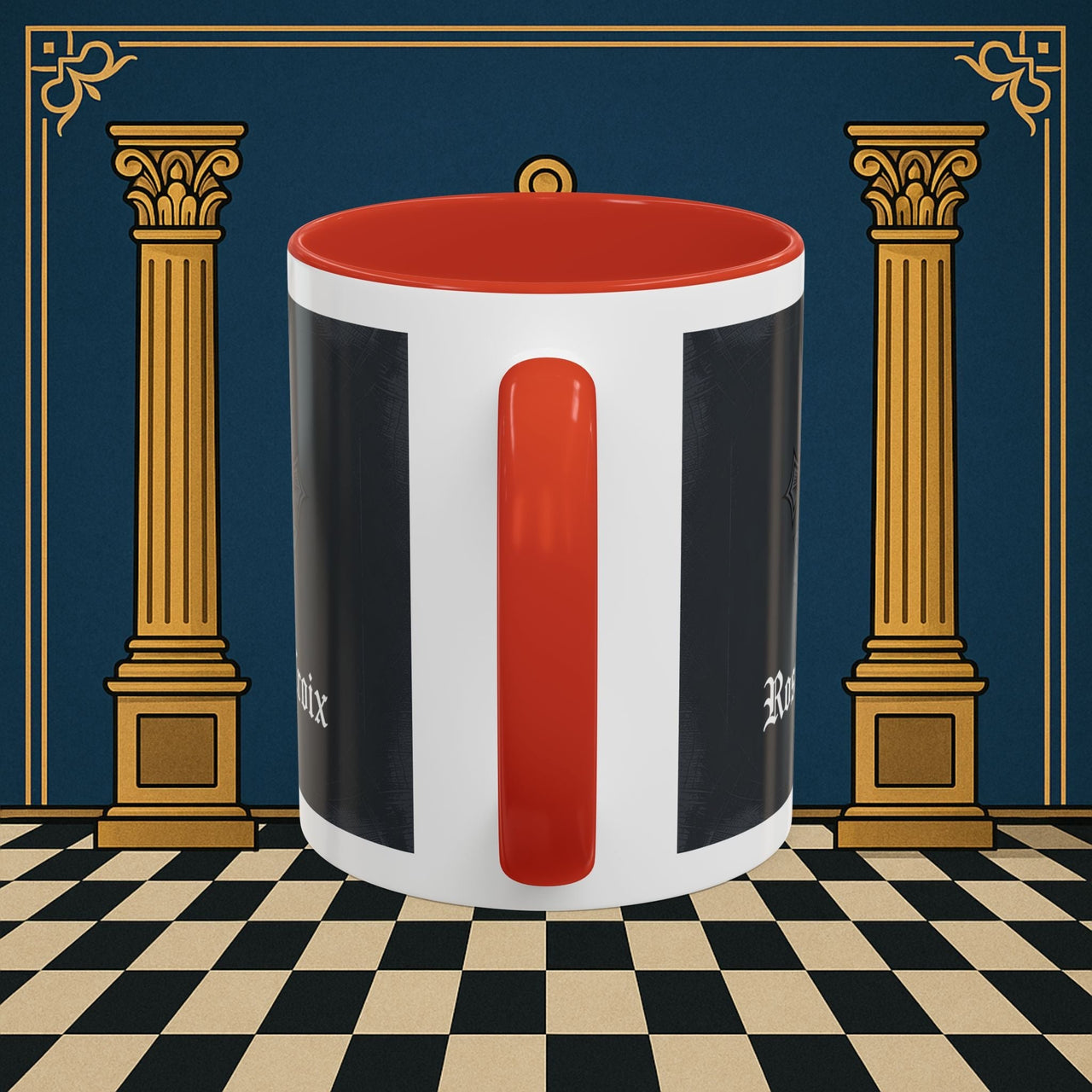 Premium Ready to Go Freemason Design | Mystic Rose | Rose Croix - Masonic Mugs