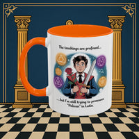 Premium Ready to Go Freemason Design | Mystical Linguistic Odyssey | Rose Croix - Masonic Mugs