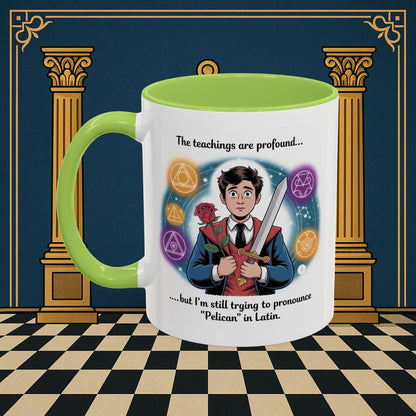 Premium Ready to Go Freemason Design | Mystical Linguistic Odyssey | Rose Croix - Masonic Mugs