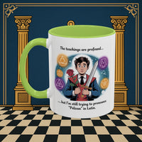 Premium Ready to Go Freemason Design | Mystical Linguistic Odyssey | Rose Croix - Masonic Mugs