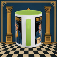 Premium Ready to Go Freemason Design Ready to Go | Accent Coloured 11oz Mug | Ceremonial Protocol | Director of Ceremonies - Masonic Mugs