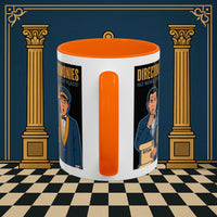 Premium Ready to Go Freemason Design Ready to Go | Accent Coloured 11oz Mug | Ceremonial Protocol | Director of Ceremonies - Masonic Mugs