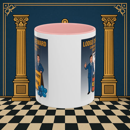 Premium Ready to Go Freemason Design Ready to Go | Accent Coloured 11oz Mug | Charity Champions | Charity Steward - Masonic Mugs
