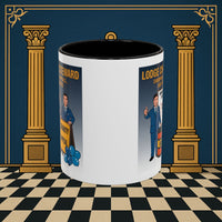 Premium Ready to Go Freemason Design Ready to Go | Accent Coloured 11oz Mug | Charity Champions | Charity Steward - Masonic Mugs