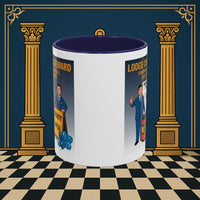 Premium Ready to Go Freemason Design Ready to Go | Accent Coloured 11oz Mug | Charity Champions | Charity Steward - Masonic Mugs