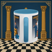 Premium Ready to Go Freemason Design Ready to Go | Accent Coloured 11oz Mug | Charity Champions | Charity Steward - Masonic Mugs