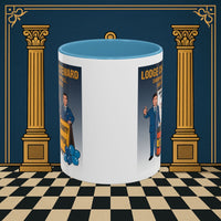 Premium Ready to Go Freemason Design Ready to Go | Accent Coloured 11oz Mug | Charity Champions | Charity Steward - Masonic Mugs