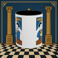 Premium Ready to Go Freemason Design Ready to Go | Accent Coloured 11oz Mug | Toasting Protocol | Director of Ceremonies - Masonic Mugs