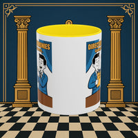 Premium Ready to Go Freemason Design Ready to Go | Accent Coloured 11oz Mug | Toasting Protocol | Director of Ceremonies - Masonic Mugs