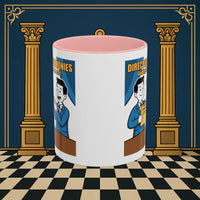 Premium Ready to Go Freemason Design Ready to Go | Accent Coloured 11oz Mug | Toasting Protocol | Director of Ceremonies - Masonic Mugs