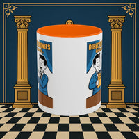 Premium Ready to Go Freemason Design Ready to Go | Accent Coloured 11oz Mug | Toasting Protocol | Director of Ceremonies - Masonic Mugs