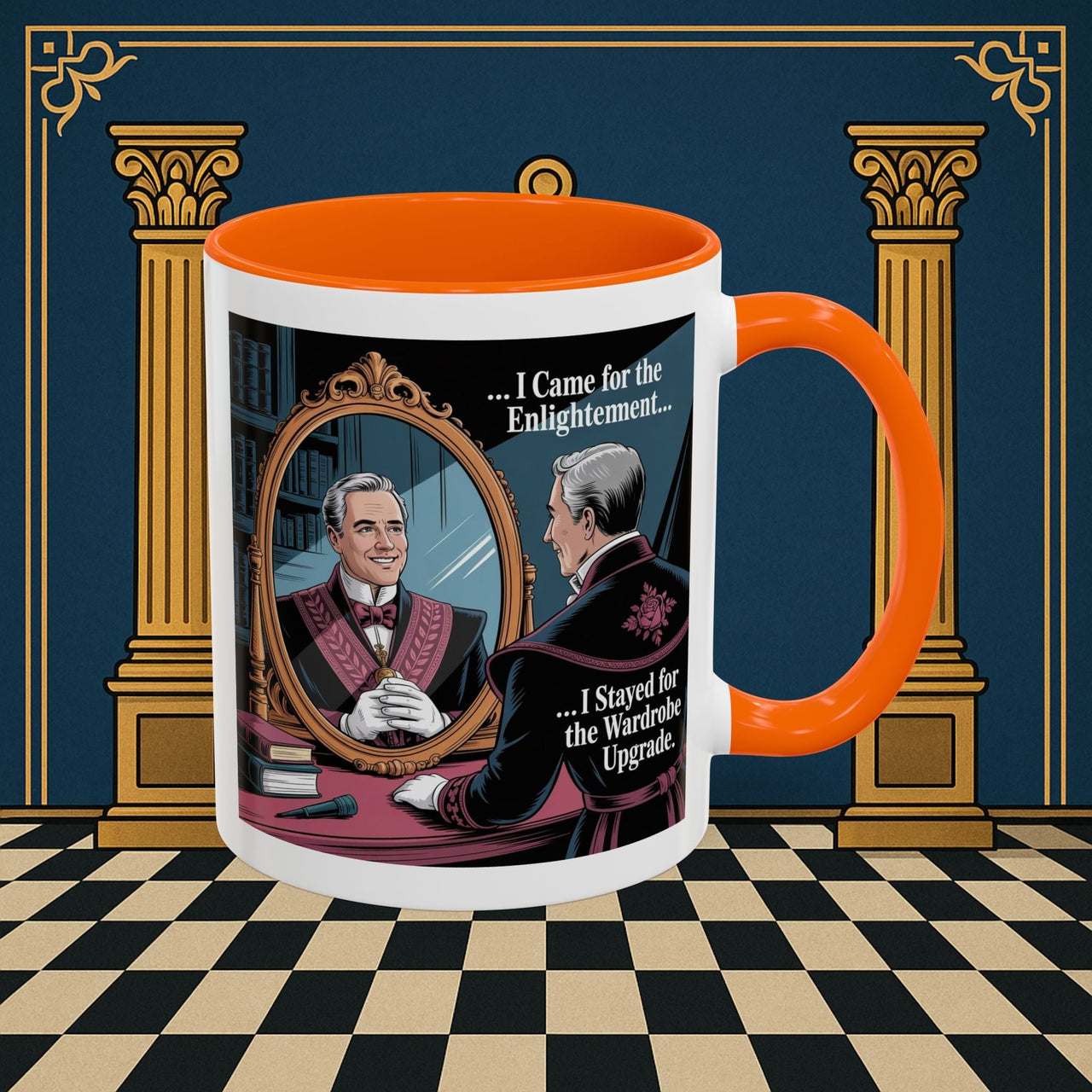 Premium Ready to Go Freemason Design | Reflections of Self | Royal Arch - Masonic Mugs