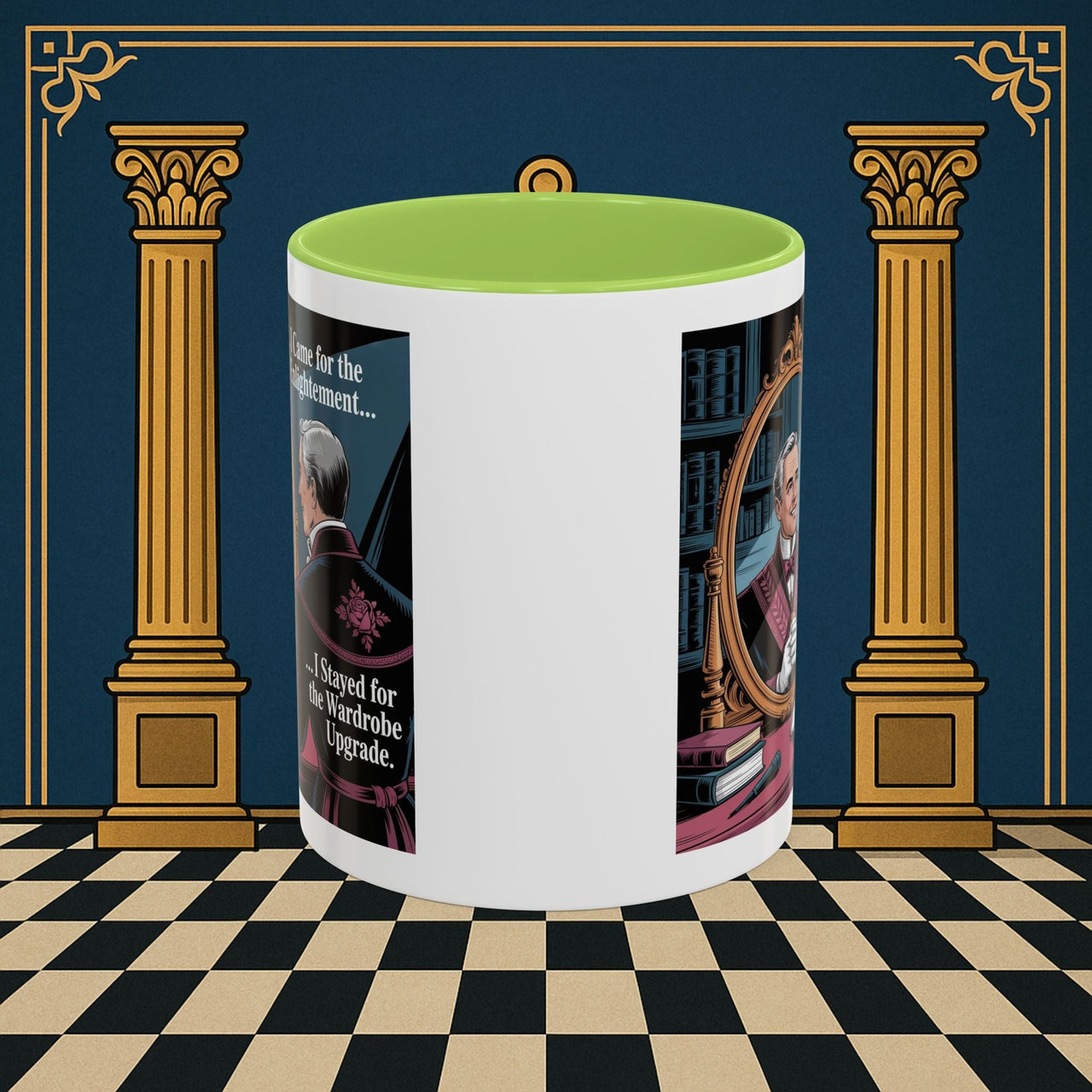 Premium Ready to Go Freemason Design | Reflections of Self | Royal Arch - Masonic Mugs