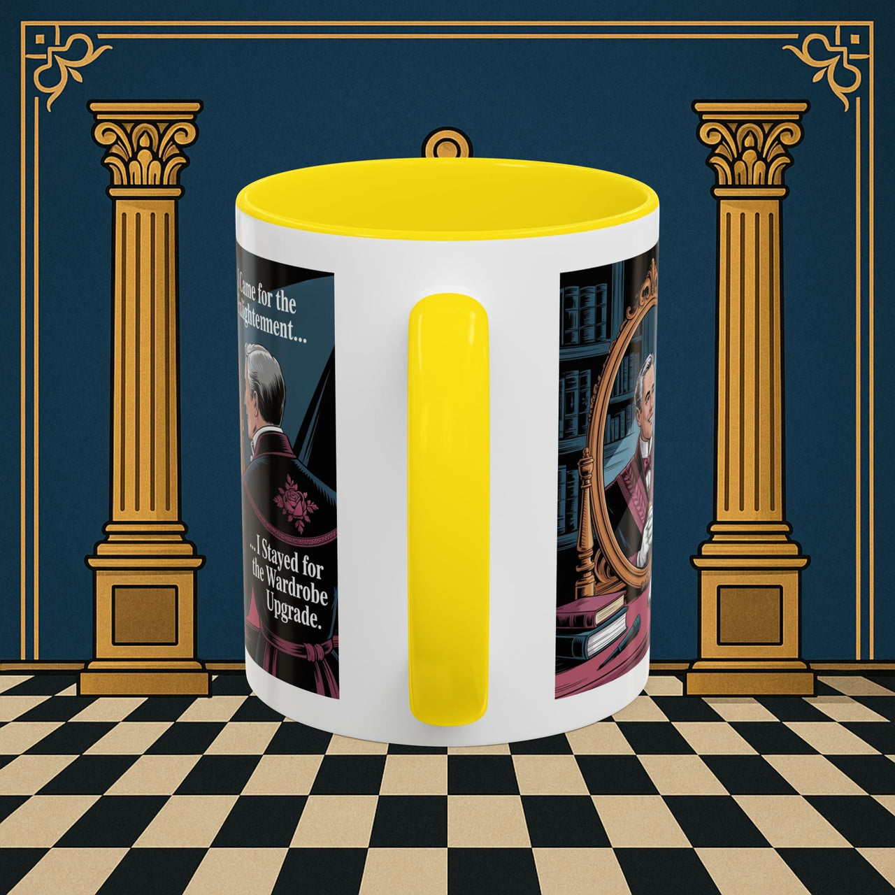 Premium Ready to Go Freemason Design | Reflections of Self | Royal Arch - Masonic Mugs