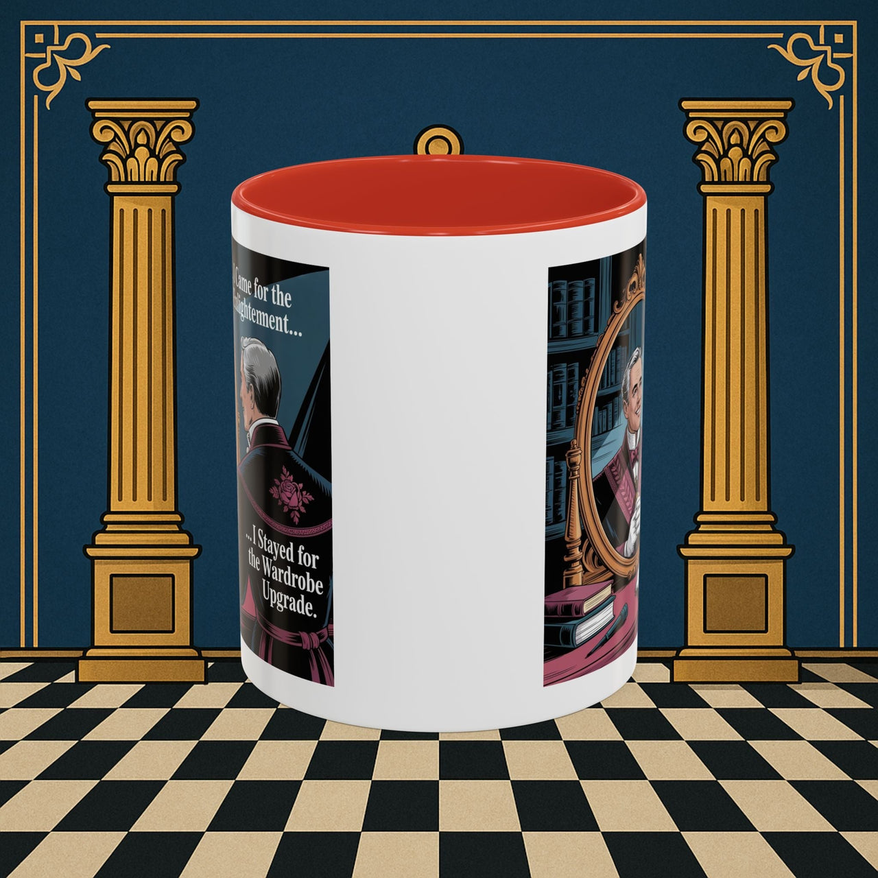 Premium Ready to Go Freemason Design | Reflections of Self | Royal Arch - Masonic Mugs