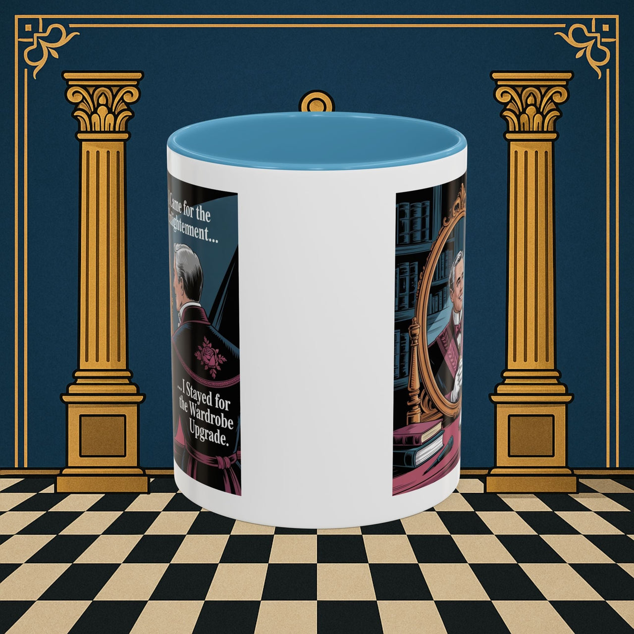 Premium Ready to Go Freemason Design | Reflections of Self | Royal Arch - Masonic Mugs