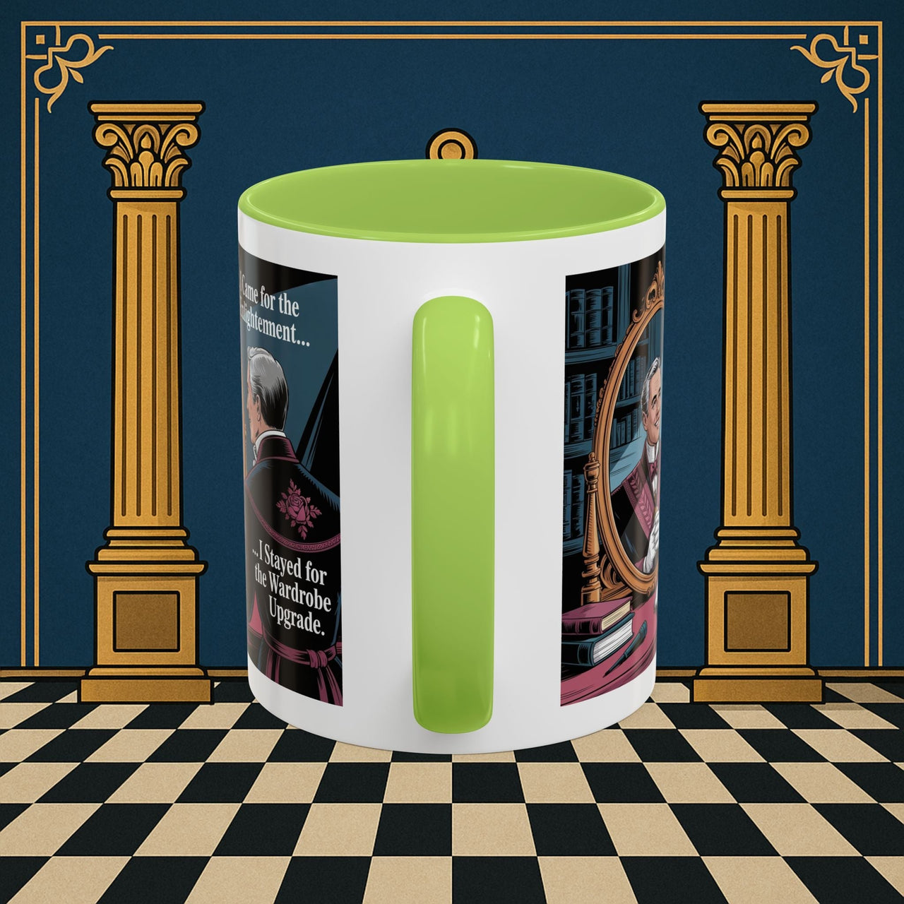 Premium Ready to Go Freemason Design | Reflections of Self | Royal Arch - Masonic Mugs