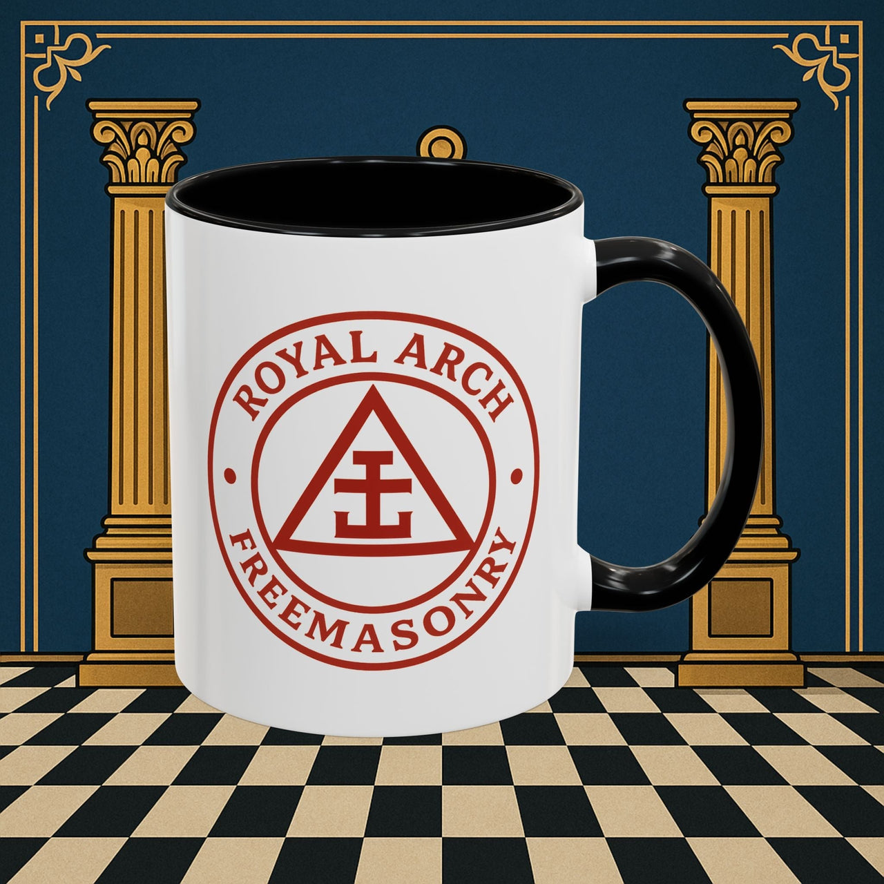 Premium Ready to Go Freemason Design | Sacred Brotherhood | Royal Arch Freemasonry - Masonic Mugs