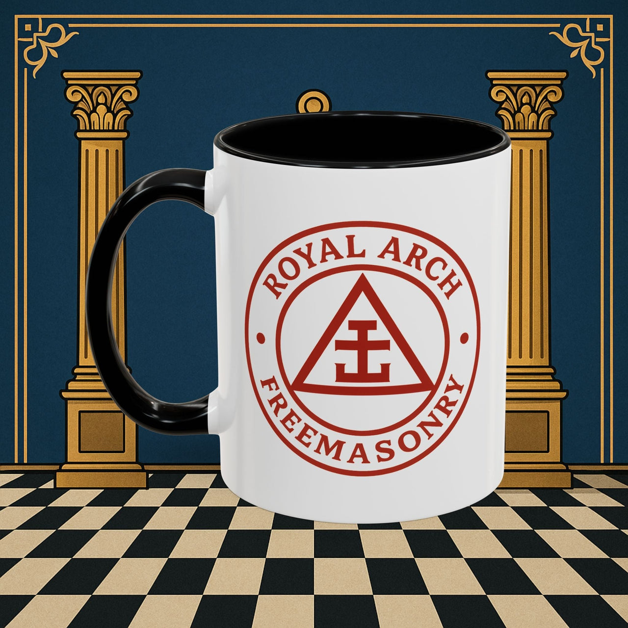 Premium Ready to Go Freemason Design | Sacred Brotherhood | Royal Arch Freemasonry - Masonic Mugs