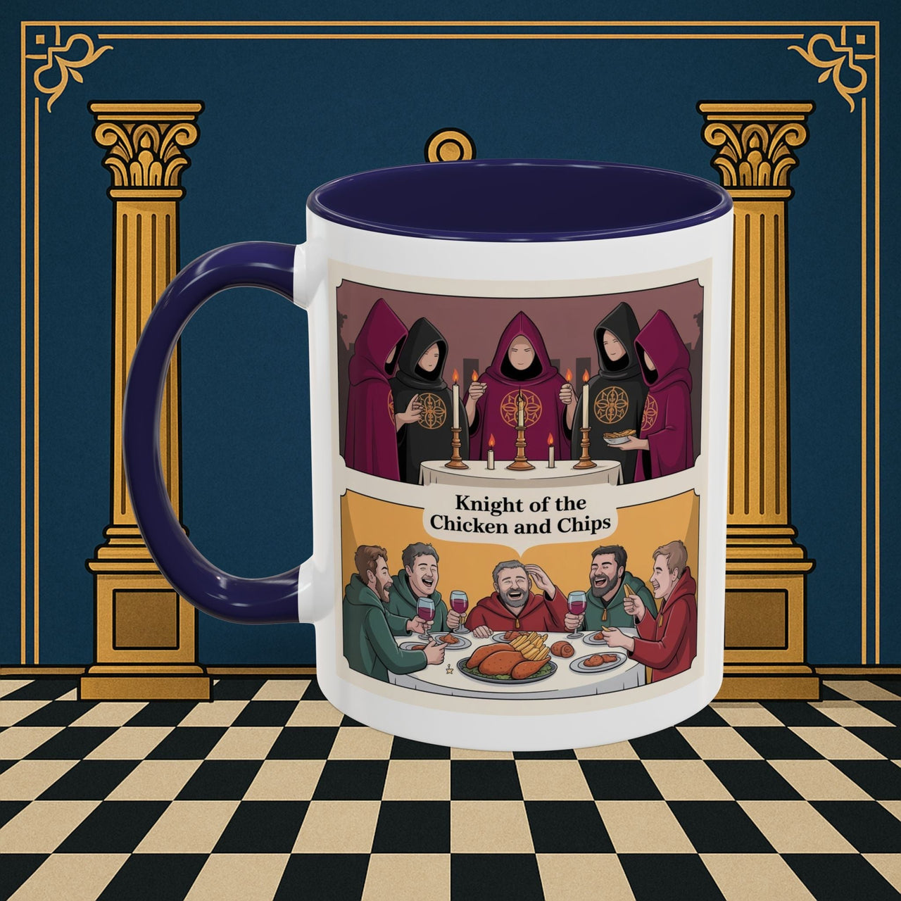 Premium Ready to Go Freemason Design | Secret Feast | Rose Croix - Masonic Mugs
