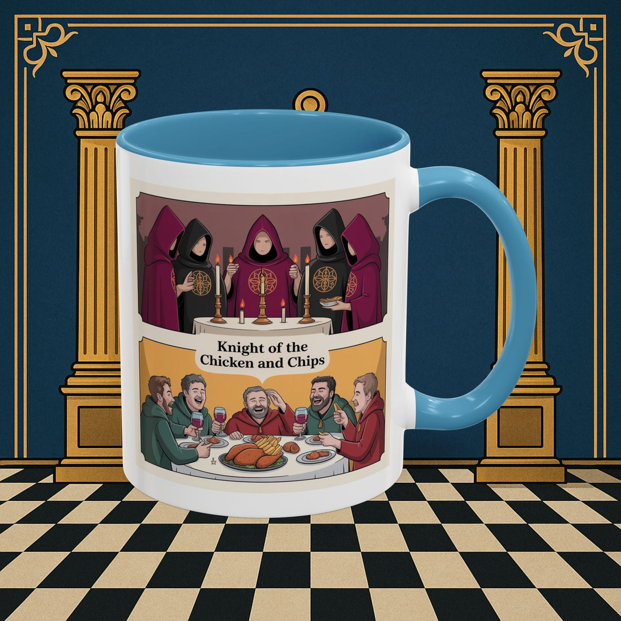 Premium Ready to Go Freemason Design | Secret Feast | Rose Croix - Masonic Mugs