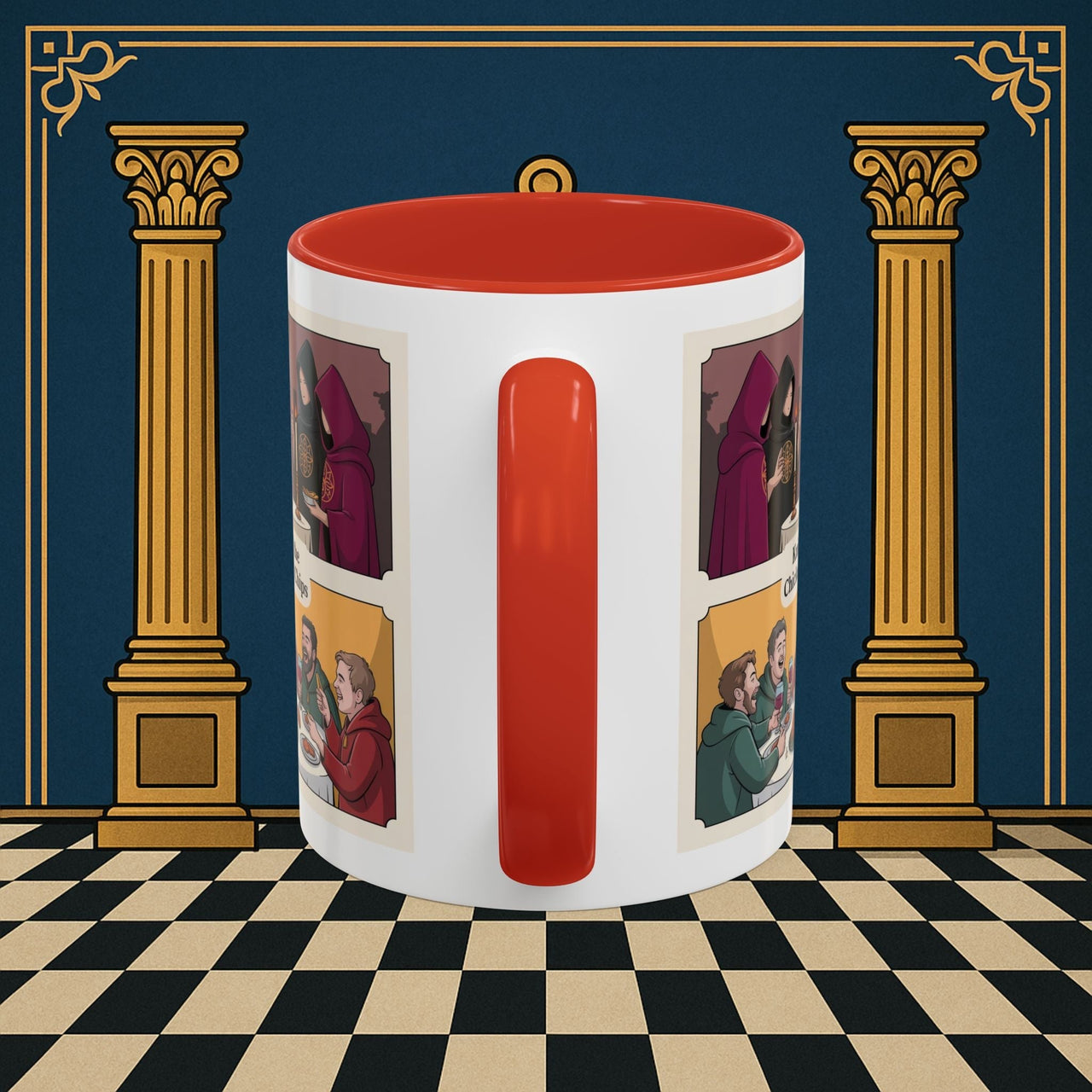 Premium Ready to Go Freemason Design | Secret Feast | Rose Croix - Masonic Mugs