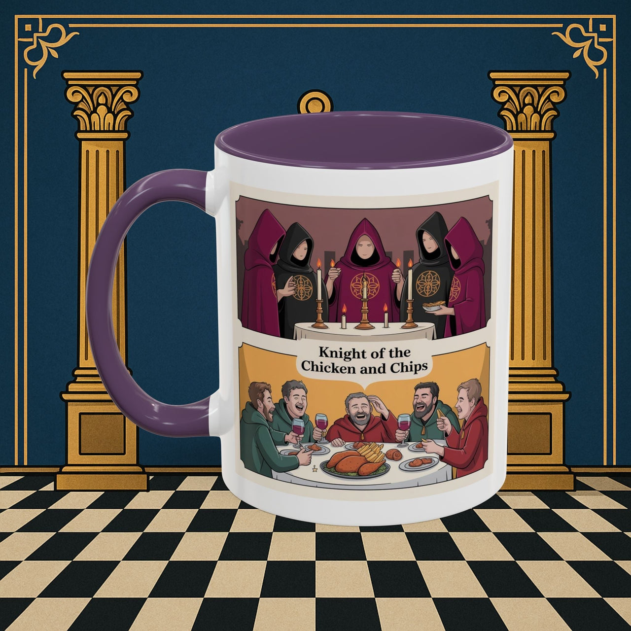 Premium Ready to Go Freemason Design | Secret Feast | Rose Croix - Masonic Mugs