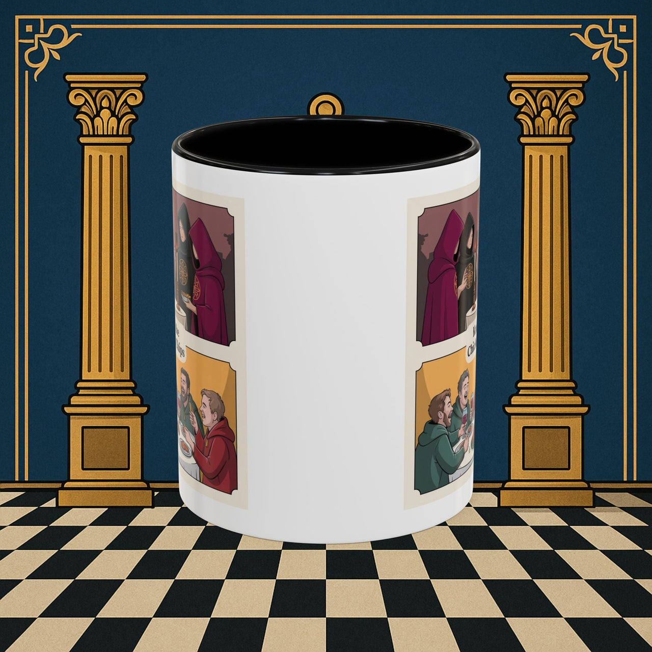Premium Ready to Go Freemason Design | Secret Feast | Rose Croix - Masonic Mugs
