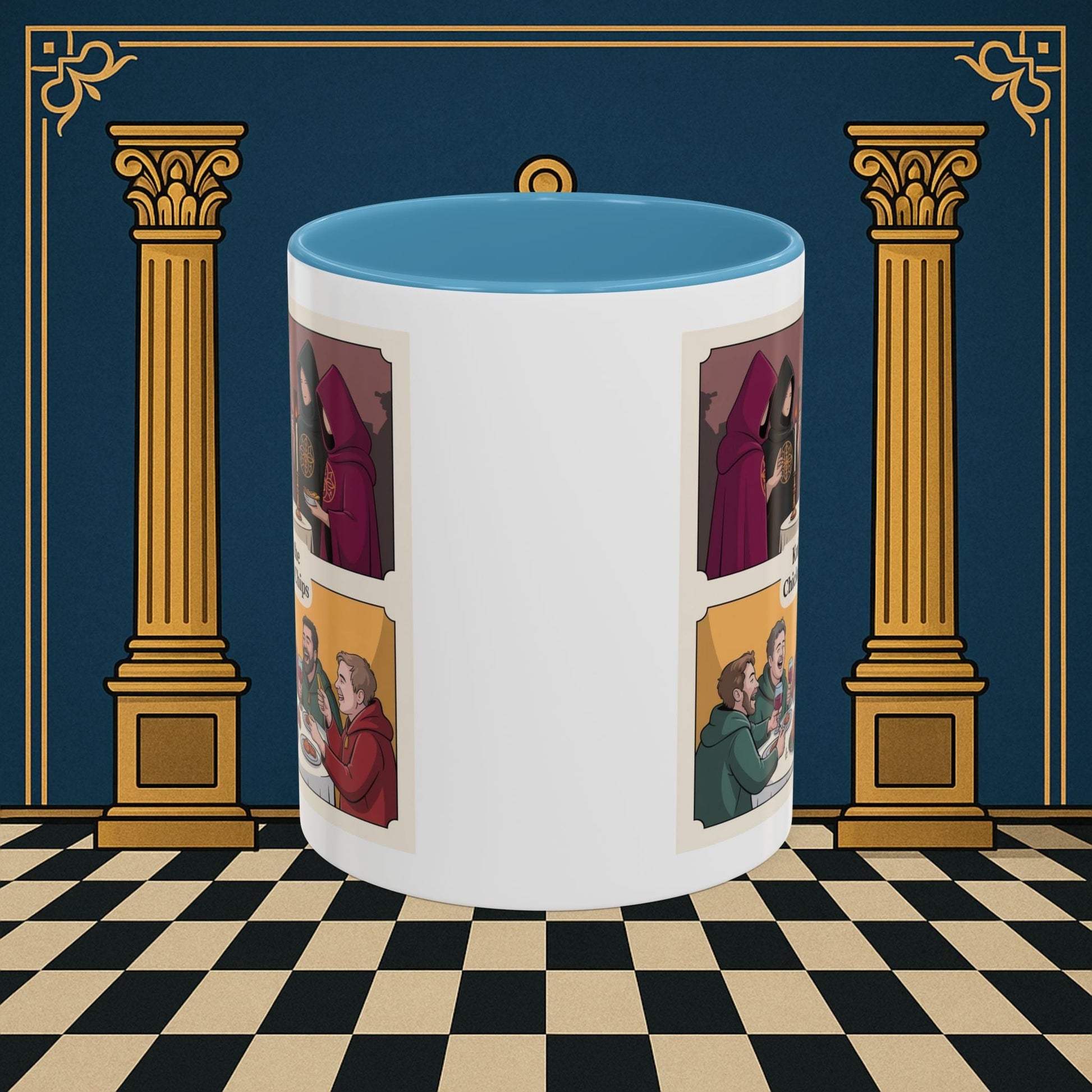 Premium Ready to Go Freemason Design | Secret Feast | Rose Croix - Masonic Mugs