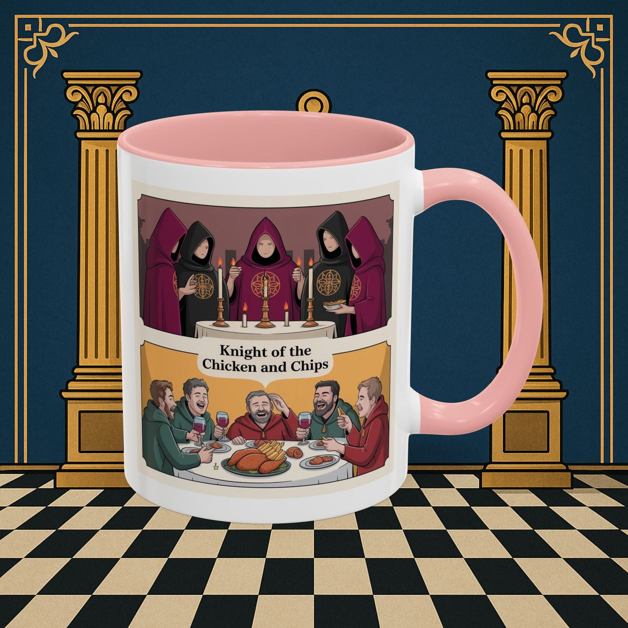 Premium Ready to Go Freemason Design | Secret Feast | Rose Croix - Masonic Mugs