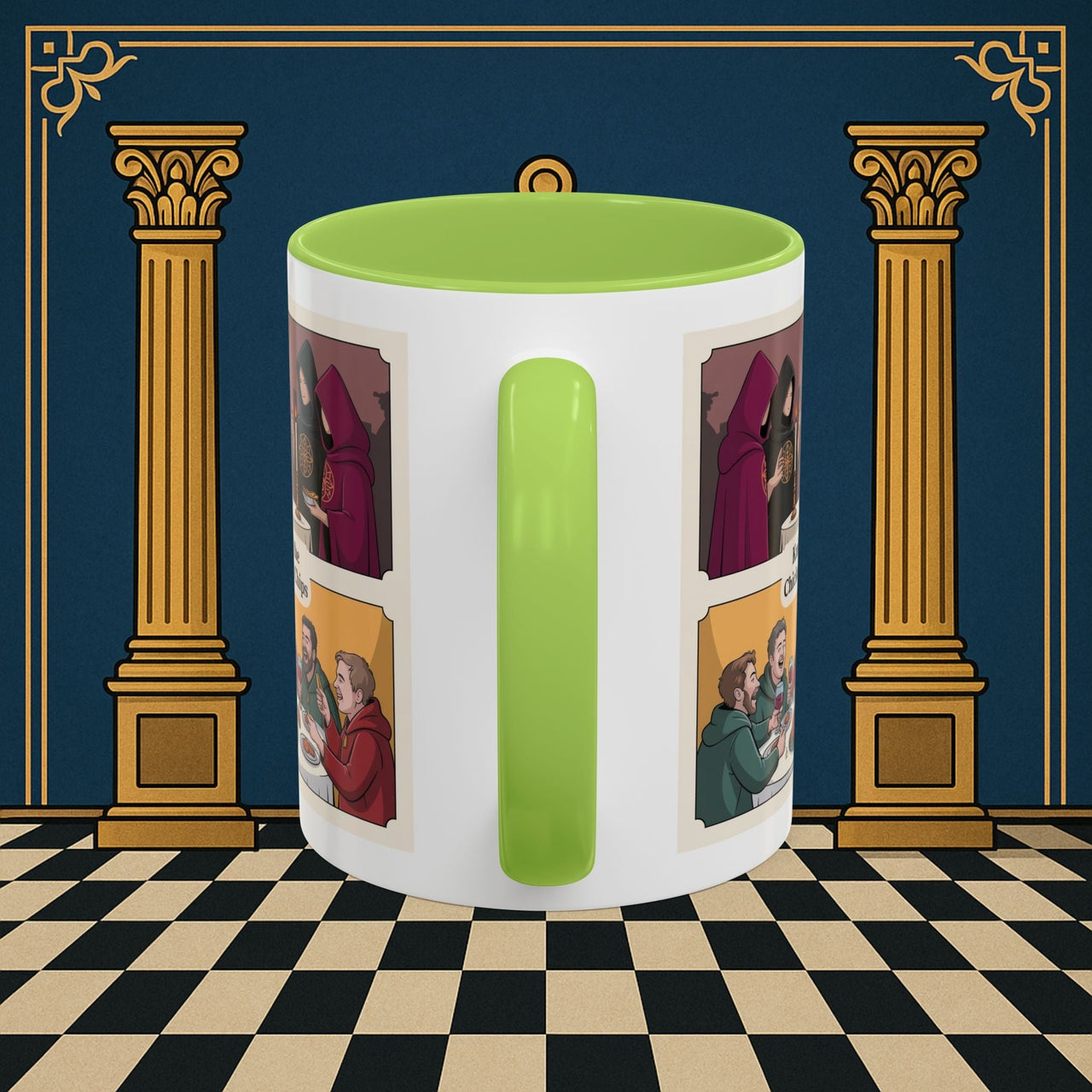 Premium Ready to Go Freemason Design | Secret Feast | Rose Croix - Masonic Mugs