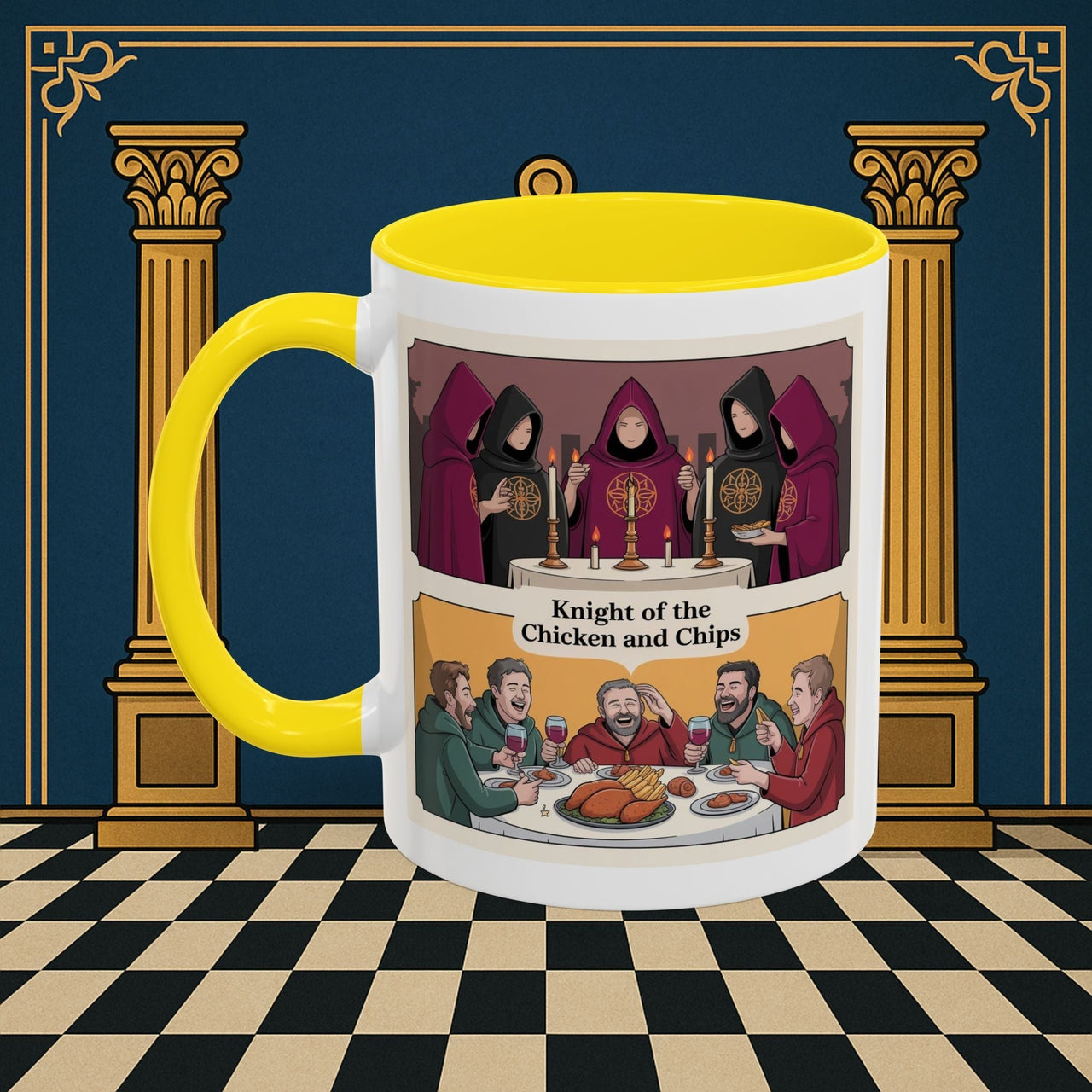 Premium Ready to Go Freemason Design | Secret Feast | Rose Croix - Masonic Mugs