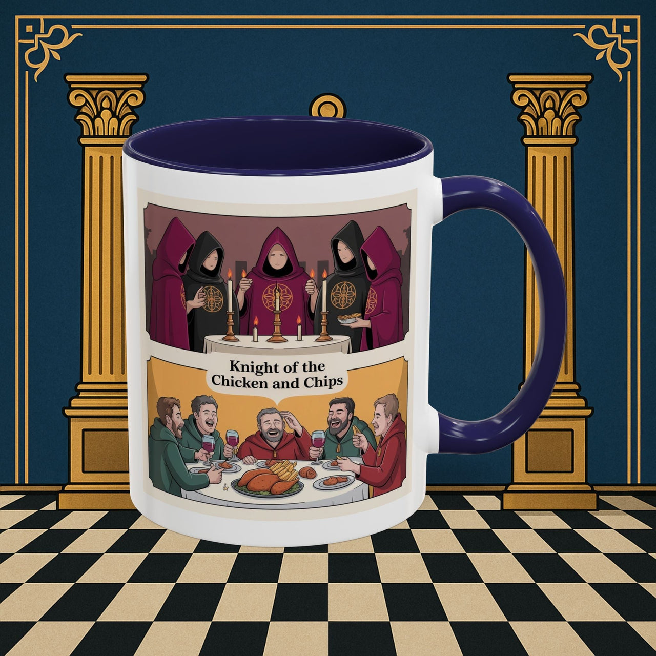 Premium Ready to Go Freemason Design | Secret Feast | Rose Croix - Masonic Mugs