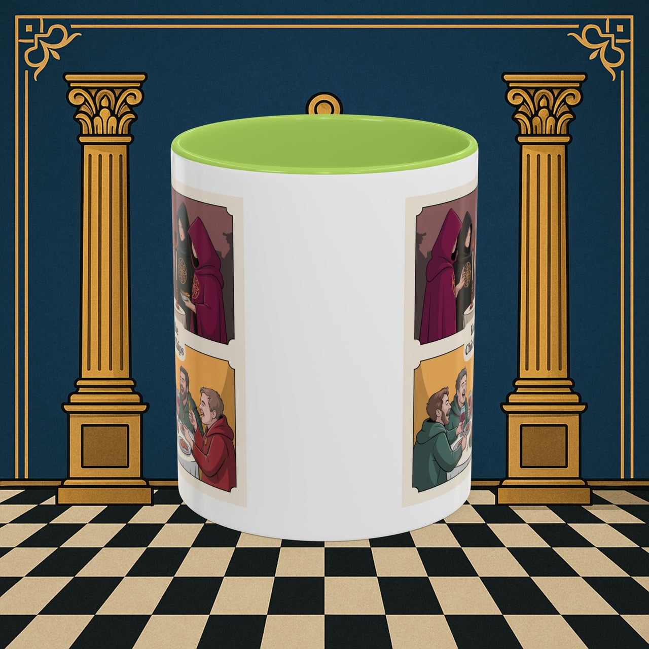Premium Ready to Go Freemason Design | Secret Feast | Rose Croix - Masonic Mugs