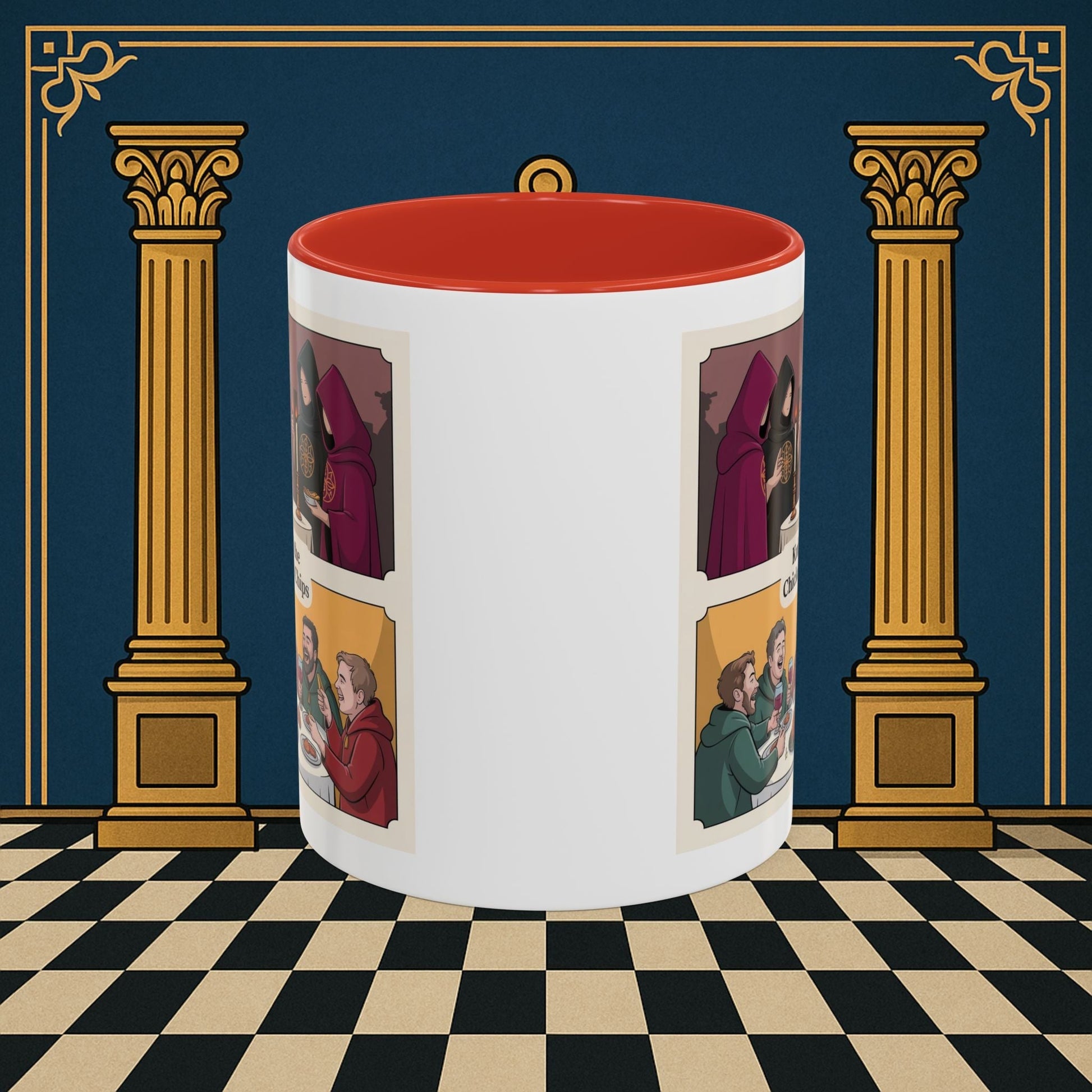 Premium Ready to Go Freemason Design | Secret Feast | Rose Croix - Masonic Mugs