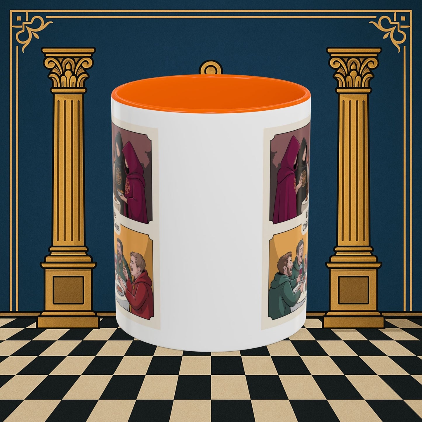 Premium Ready to Go Freemason Design | Secret Feast | Rose Croix - Masonic Mugs