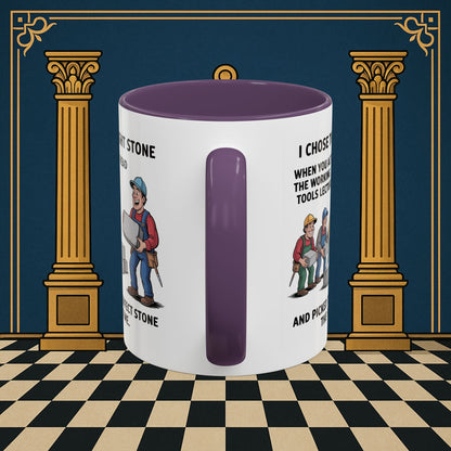 Premium Ready to Go Freemason Design | Stone Selection Strategy | Mark Masonry - Masonic Mugs