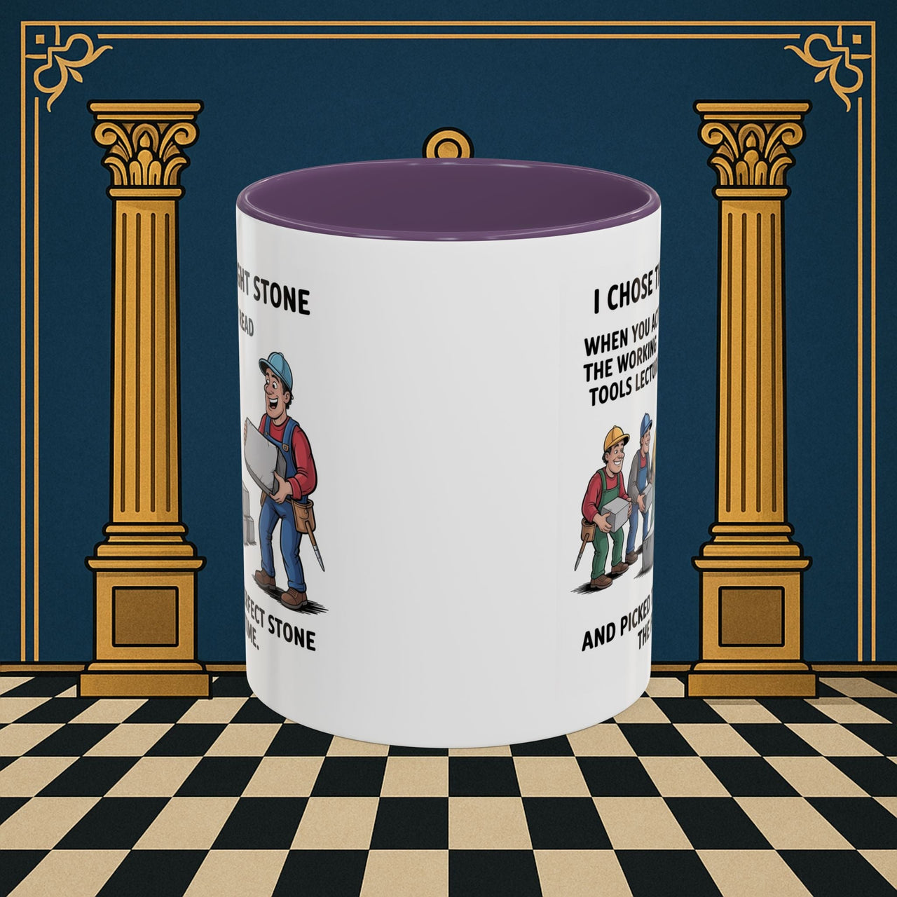 Premium Ready to Go Freemason Design | Stone Selection Strategy | Mark Masonry - Masonic Mugs