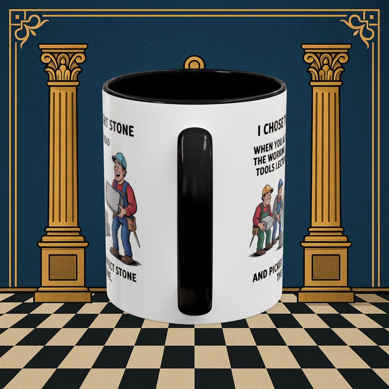 Premium Ready to Go Freemason Design | Stone Selection Strategy | Mark Masonry - Masonic Mugs