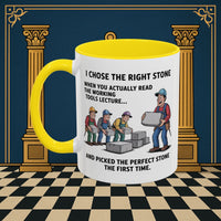 Premium Ready to Go Freemason Design | Stone Selection Strategy | Mark Masonry - Masonic Mugs