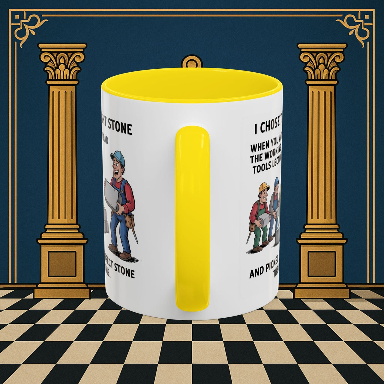 Premium Ready to Go Freemason Design | Stone Selection Strategy | Mark Masonry - Masonic Mugs