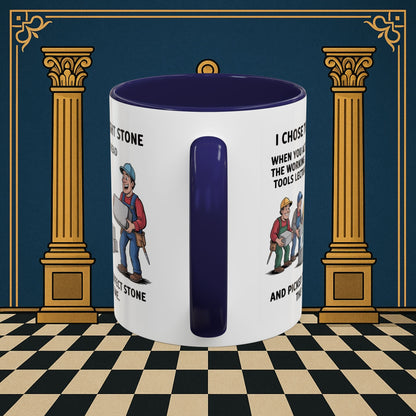 Premium Ready to Go Freemason Design | Stone Selection Strategy | Mark Masonry - Masonic Mugs