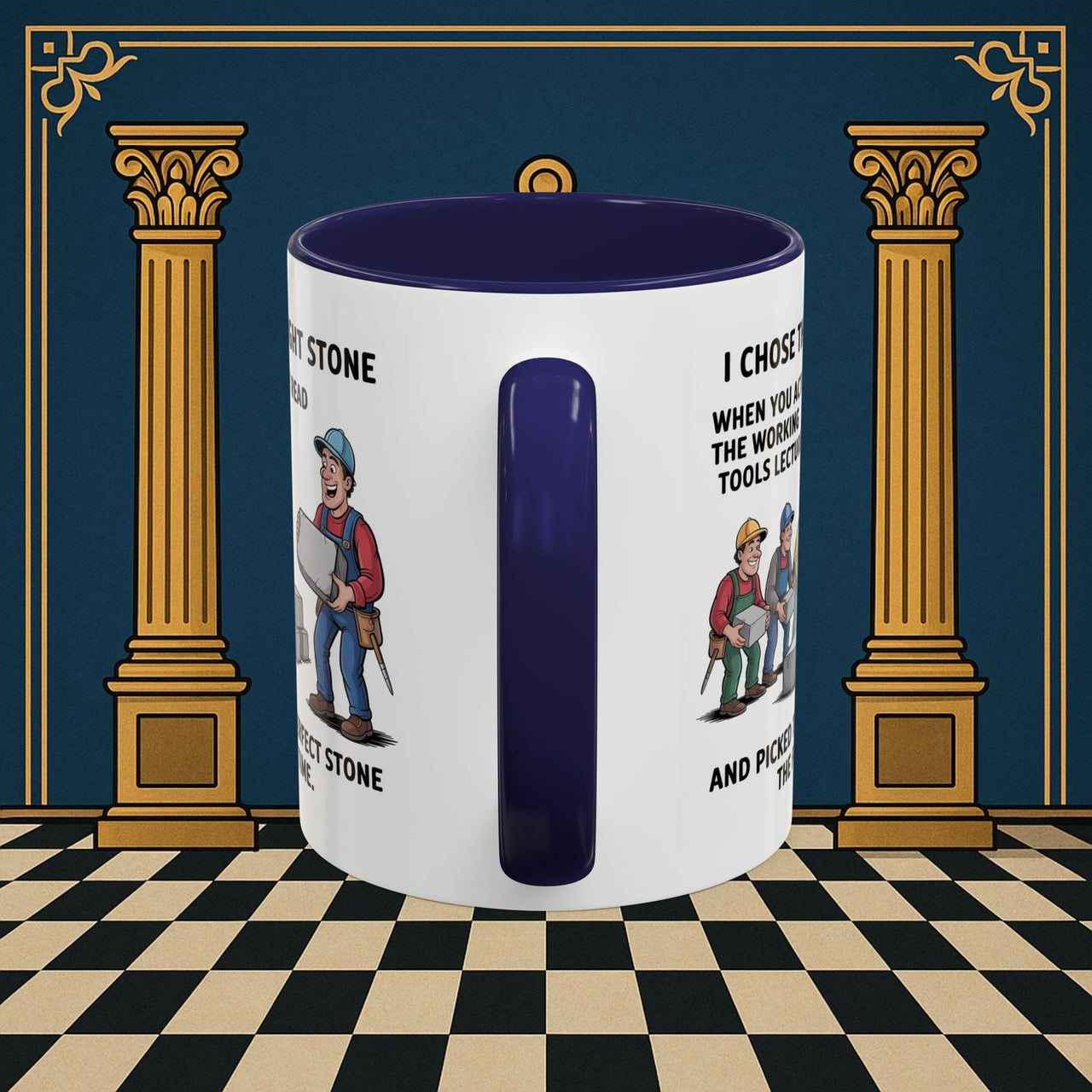 Premium Ready to Go Freemason Design | Stone Selection Strategy | Mark Masonry - Masonic Mugs