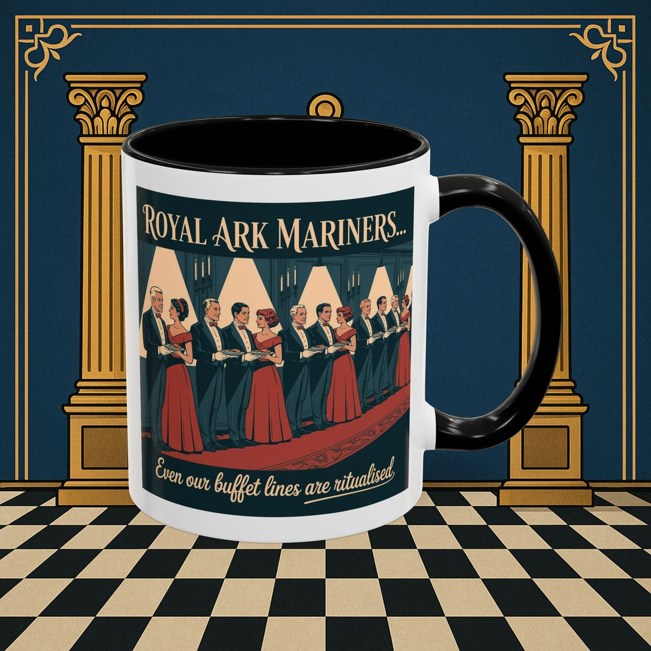 Premium Ready to Go Freemason Design | Synchronized Service | Royal Ark Mariners - Masonic Mugs